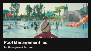 Pool Management Companies Near Me
