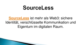 SourceLess