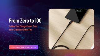 From Zero to 100 Cables That Charge Faster Than Your Crush Can Ghost You
