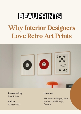 Why Interior Designers Love Retro Art Prints