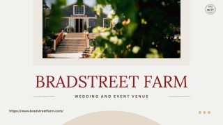Bradstreet Farm – One of the Top Rustic Wedding Venues in MA
