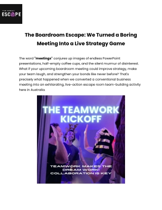 The Boardroom Escape_ We Turned a Boring Meeting Into a Live Strategy Game