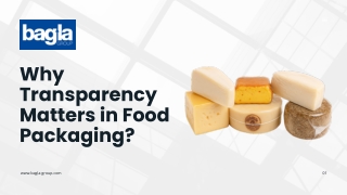 Themoforming Films - Why transparency Matter In Food Packaging?