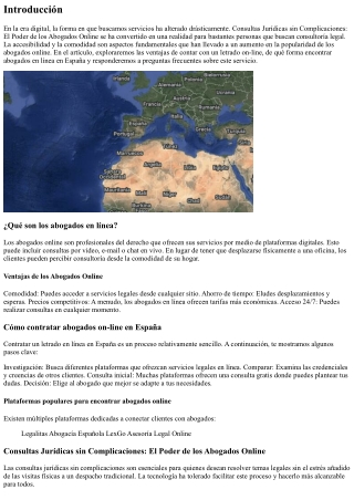 Consultas Jurídicas sin Complicaciones: El Poder de los Abogados On line