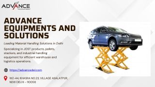 Material Handling Equipments in Delhi – Advance Equipments and Solutions