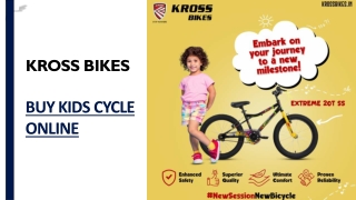Buy Cycle for Kids From Kross Bikes