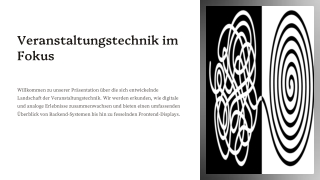 Eventtechnik im Fokus