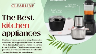 Best kitchen appliances