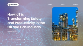 “The Impact of IoT on Enhancing Safety and Efficiency in Oil and Gas