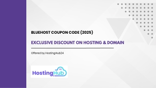 Bluehost Coupon Code - Discount On Hosting & Domain