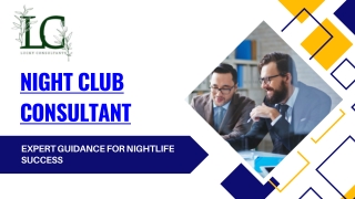 Maximizing Entertainment and Revenue: The Role of a Night Club Consultant