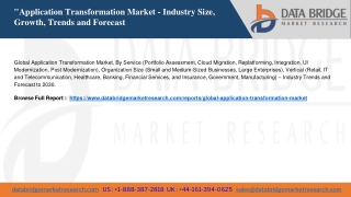 Global Application Transformation Market
