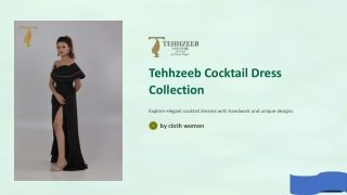 Western Cocktail Outfits for Weddings in Delhi - Tehhzeeb Couture