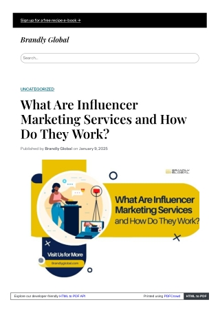 What Are Influencer Marketing Services and How Do They Work