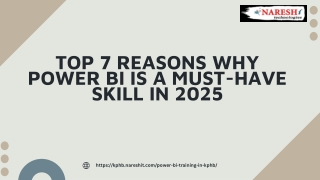 Why Power BI is a Must-Have Skill in 2025