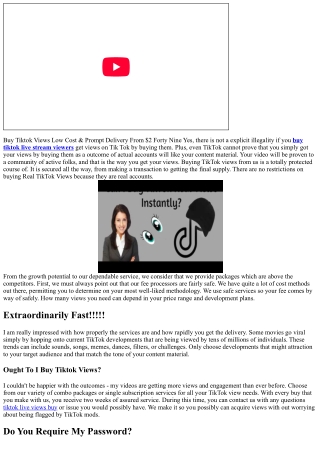 A Beginner's Guide to tiktok live views buy