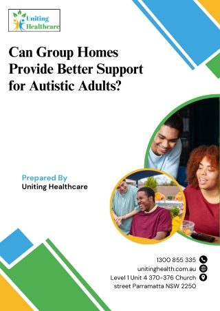Can Group Homes Provide Better Support for Autistic Adults?