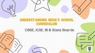 Understanding the Indian School Curriculum Landscape: CBSE, ICSE, IB, and State