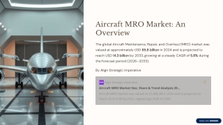 Aircraft MRO Market Key Trends, Competitive Landscape, Growth Opportunities