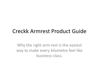 Upgrade Your Drive with an Elegant Armrest