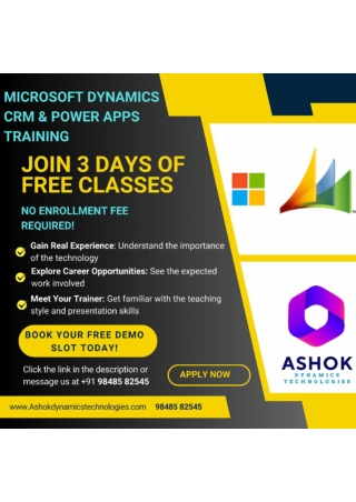 Microsoft Dynamics CRM Training