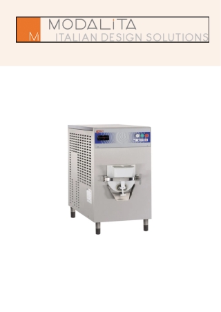 Premium Ice Cream-Making Equipment by Modalita Craft the Perfect Scoop