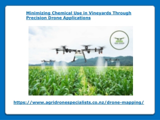 Minimizing Chemical Use in Vineyards Through Precision Drone Applications