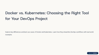 Docker vs Kubernetes When to Use What in DevOps