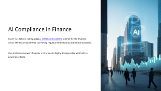 AI Compliance in Finance - Essert Inc