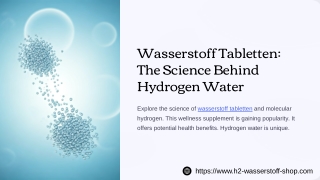 Wasserstoff Tabletten