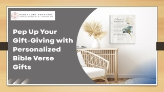 Pep Up Your Gift-Giving with Personalized Bible Verse Gifts