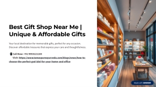 Best Gift Shop Near Me | Unique & Affordable Gifts for Every Occasion