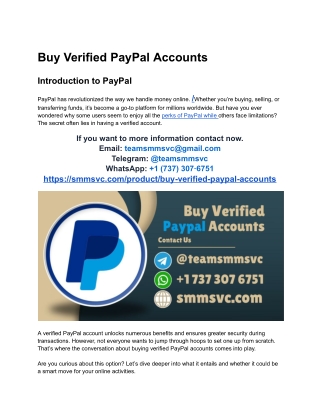 Best Place to Buy Verified PayPal Accounts Online (2025) (1)