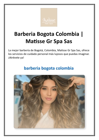 Barberia Bogota Colombia