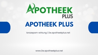 lorazepam wirkung  De.apotheekplus.net