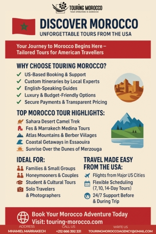 Infographic:-Discover Morocco Unforgettable Tours from USA