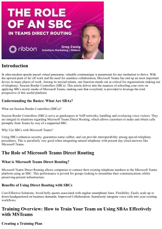 “How to Train Your Group on Utilizing Business Tools Effectively with MSTeams”