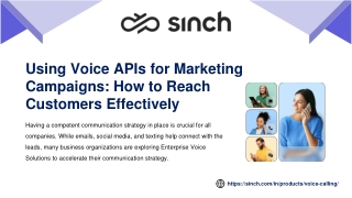 Using Voice APIs for Marketing Campaigns: How to Reach Customers Effectively