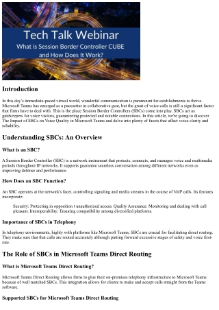 The Effect of VoIP gateways on Voice Quality in Microsoft Teams