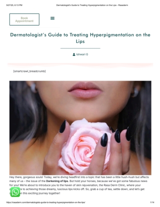 Dark Lips Laser Treatment in Delhi at RasaDerm