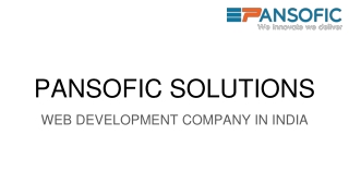 PANSOFIC SOLUTIONS-WEB DEVELOPMENT PPT (2)