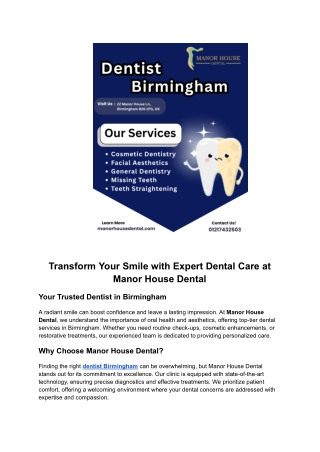 Dentist Birmingham