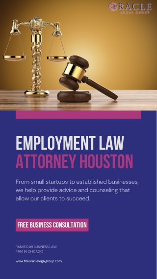 Expert Employment Law Attorney in Houston | Oracle Legal Group