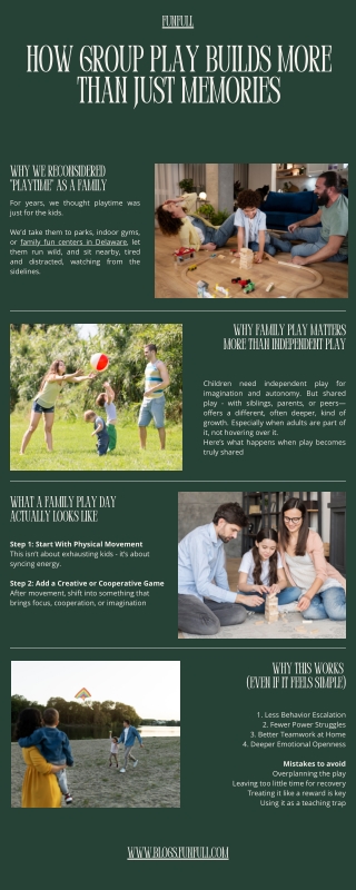 Family Play Day How Group Play Builds More Than Just Memories