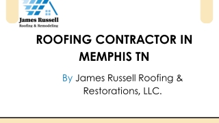 Trusted Roofing Contractor in Memphis TN for Quality Roof Solutions