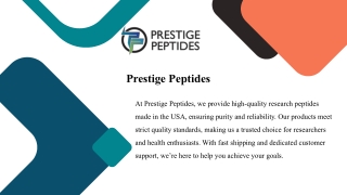 high-quality peptides