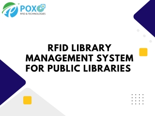 RFID Library Management System for Public Libraries