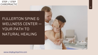 Fullerton Spine & Wellness Center — Your Path to Natural Healing