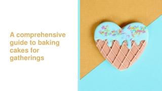 Dessert Presentation Theme Template