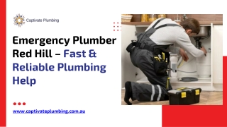 Expert Guide to Choosing the Right Emergency Plumber in Red Hill